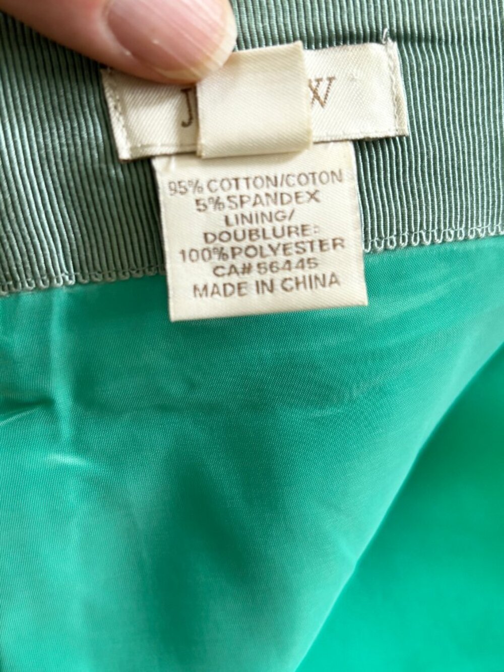J. Crew Vibrant Tiffany Blue Mini Skirt Size 12 EXCELLENT CONDITION - Picture 6 of 6